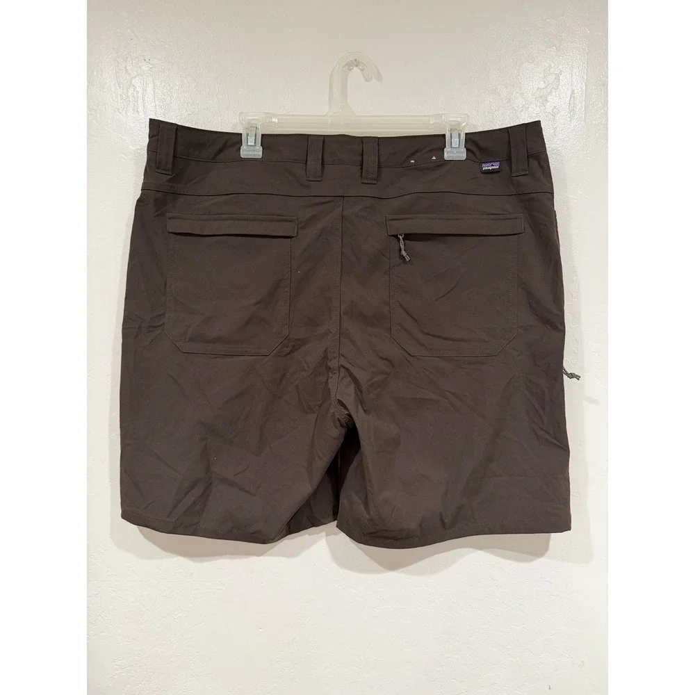 Patagonia Quandary Shorts Mens 40 Brown Nylon Stretch Hiking Outdoor 55211